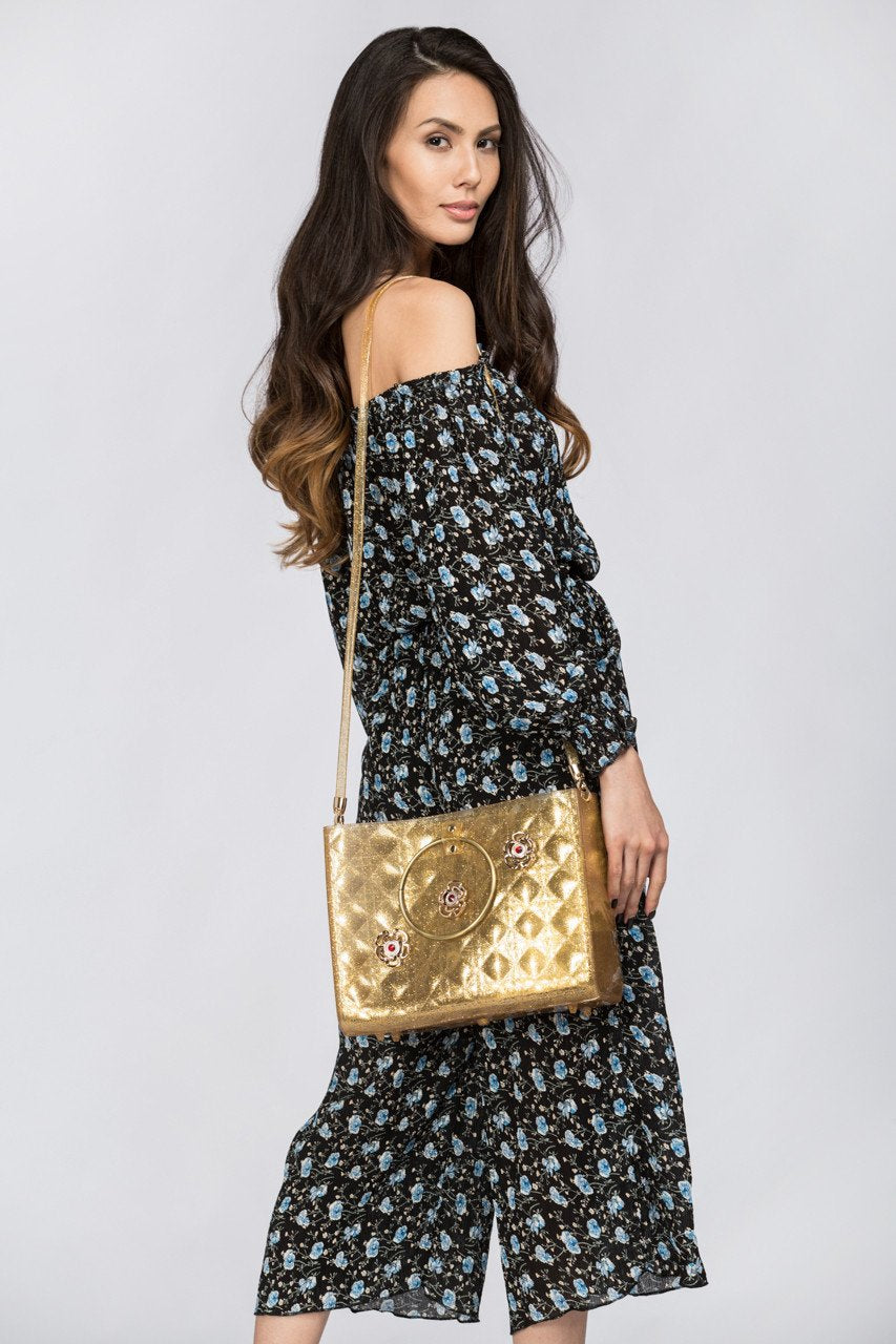 Gold Blush Quilted Jelly Bag Gold Blush Quilted Jelly Bag