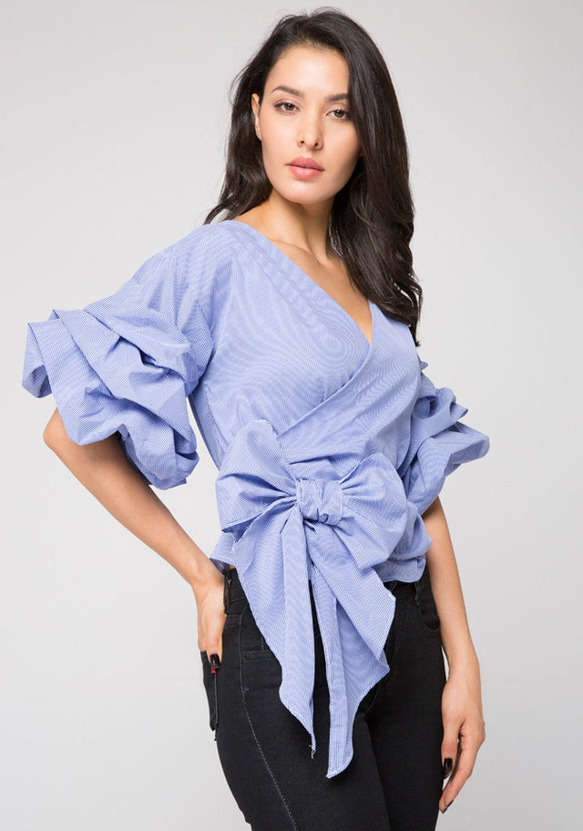 Funnel Wrap Around Top
