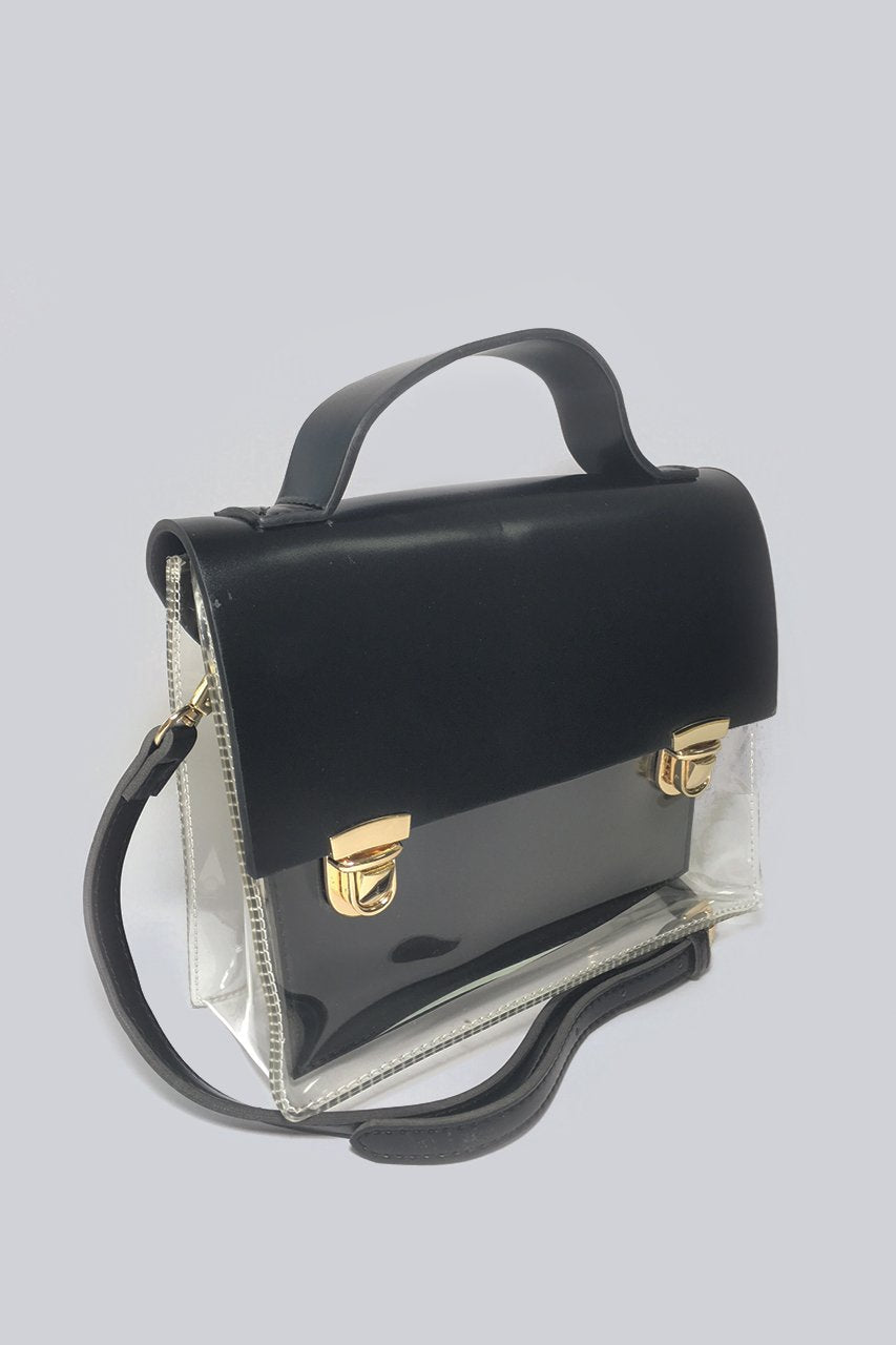 Black Transparent Mini Satchel Black Transparent Mini Satchel
