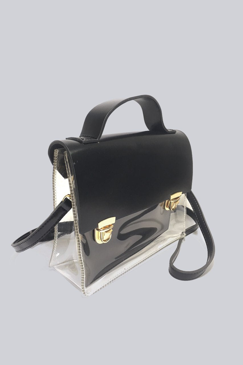 Black Transparent Mini Satchel Black Transparent Mini Satchel