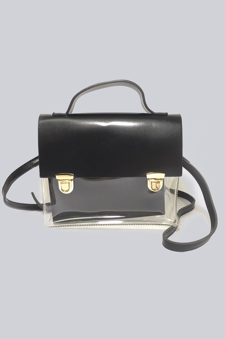 Black Transparent Mini Satchel Black Transparent Mini Satchel
