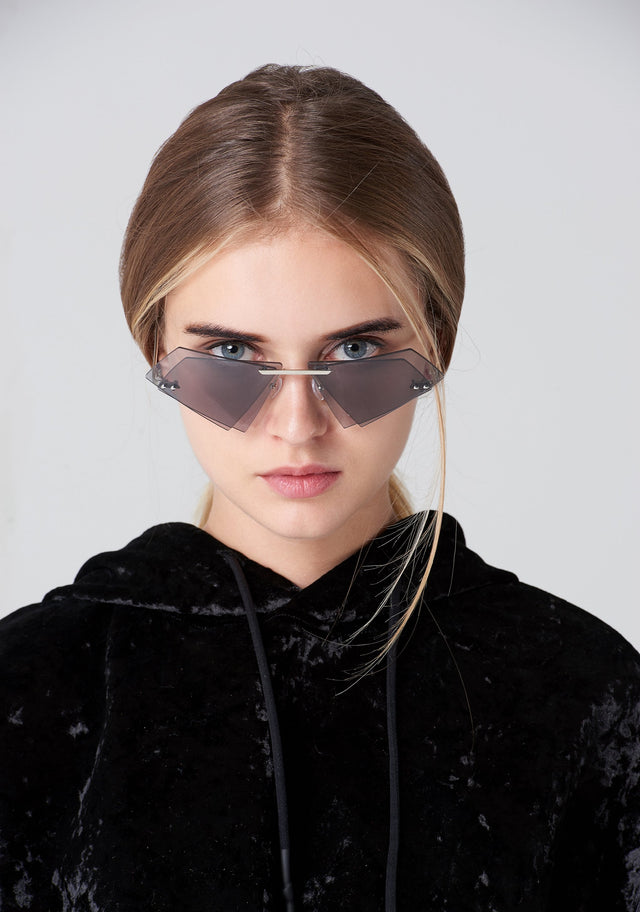Black Trapezoid Sunglasses