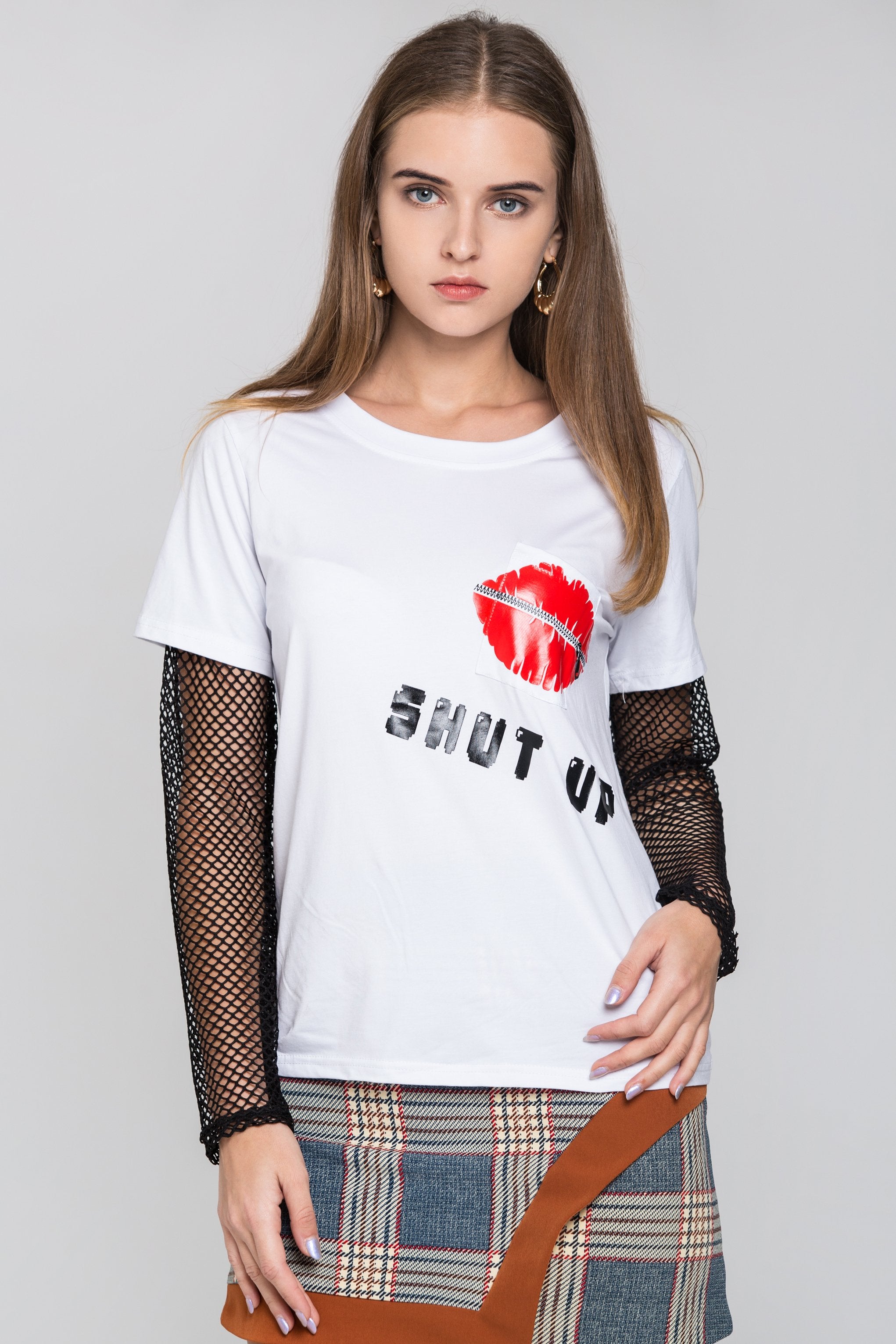 White Shut Up Top White Shut Up Top