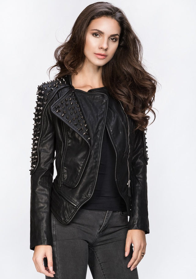 Rawan Bin Hussain - RockStar Studded Jacket
