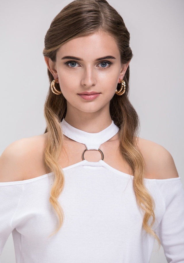 Three Hoop Earrings