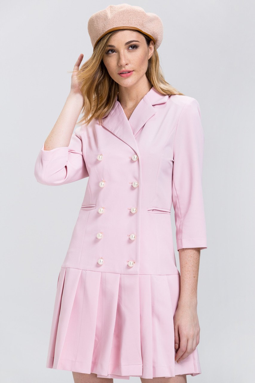 Peach Beret hat