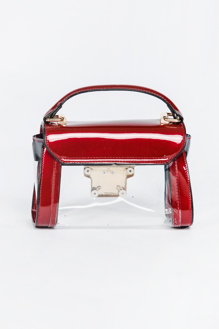 Red Transparent Mini Pochette