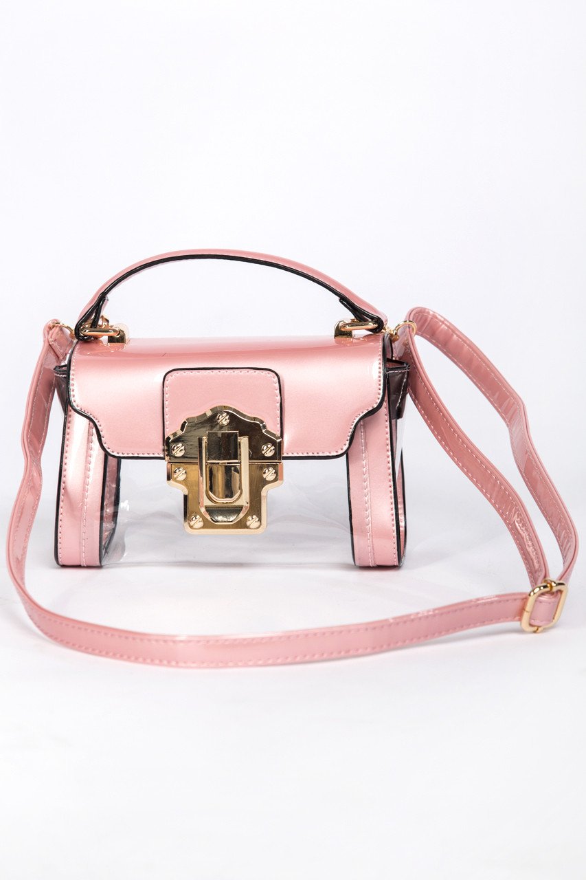Pink Transparent Mini Pochette