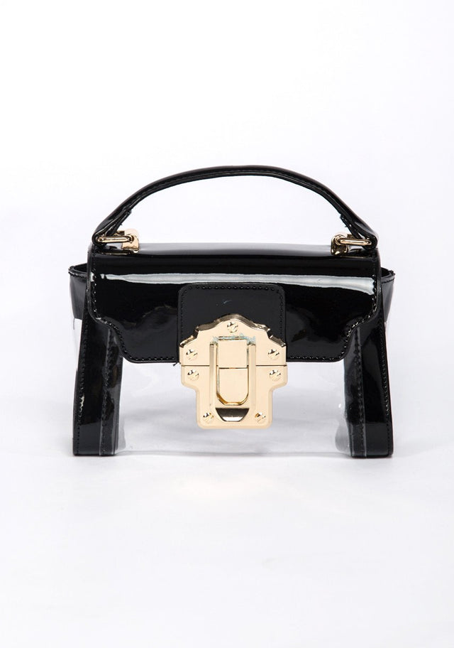 Black Transparent Mini Pochette