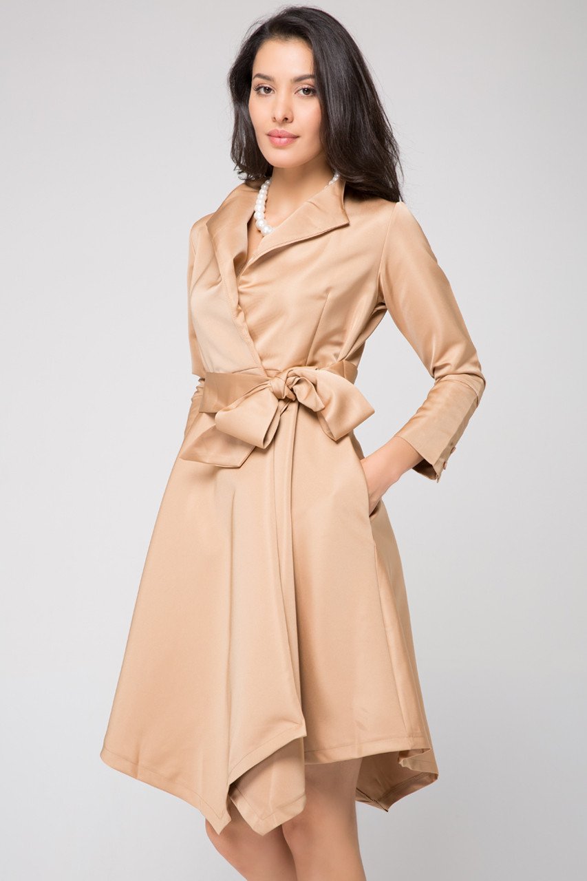 Nude Blazer Dress