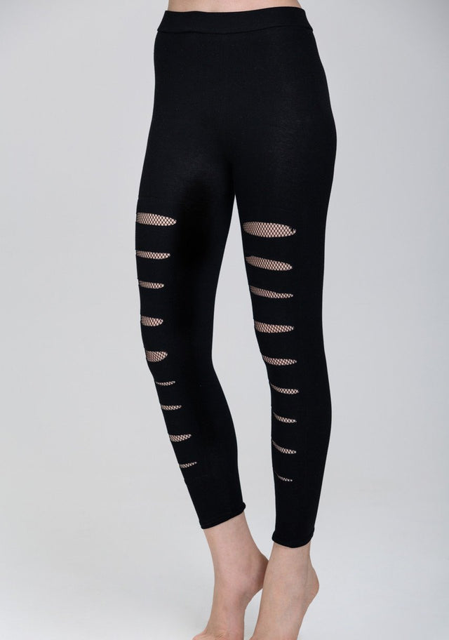 Black Fishnet Cut out Tights