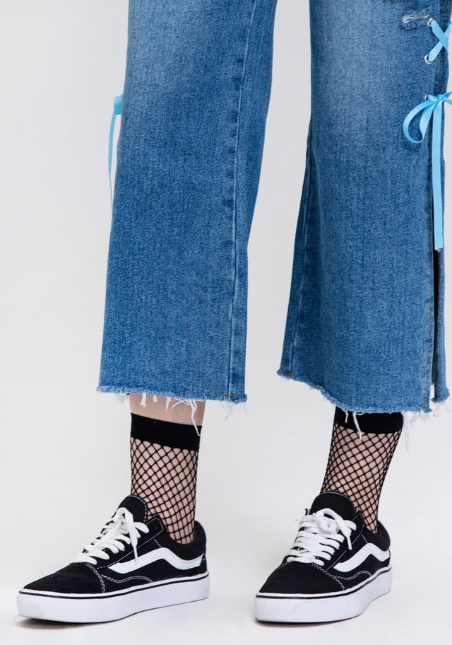 Black Fishnet Socks