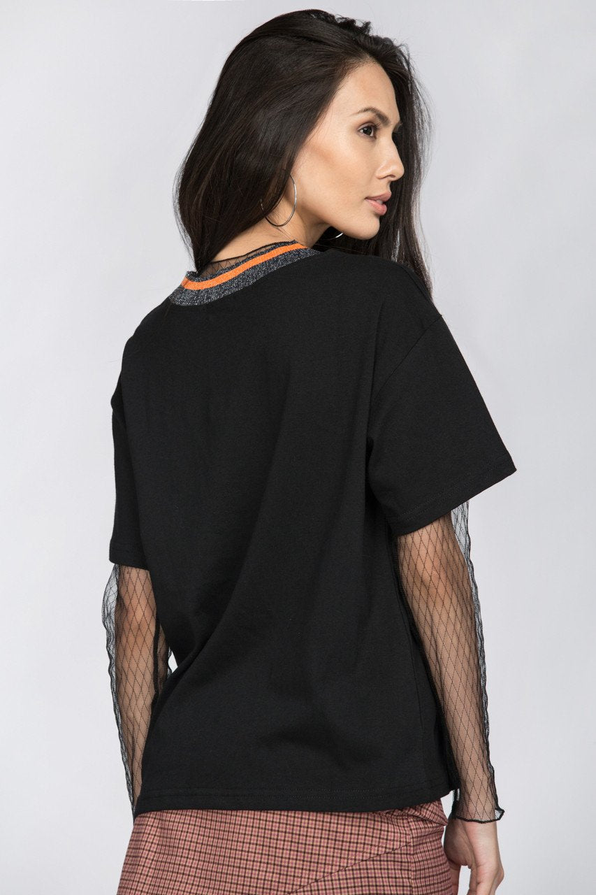 Guns & Roses Vintage T-Shirt with mesh