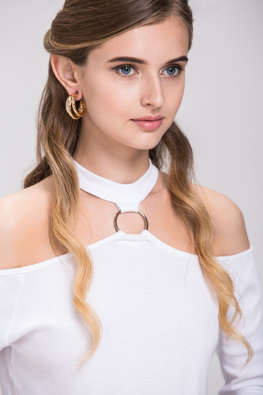 Three Hoop Earrings