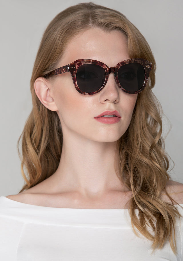 Violet Marble Sunglasses