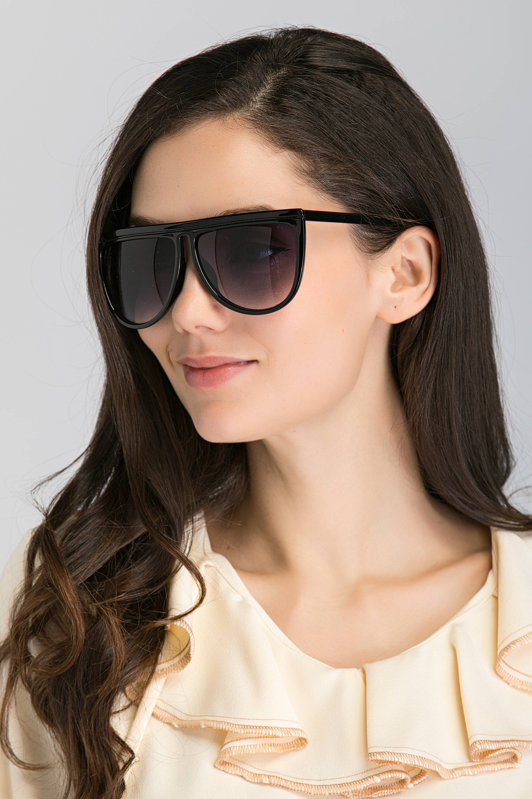 Black Gradient Lenses Visor Sunglasses