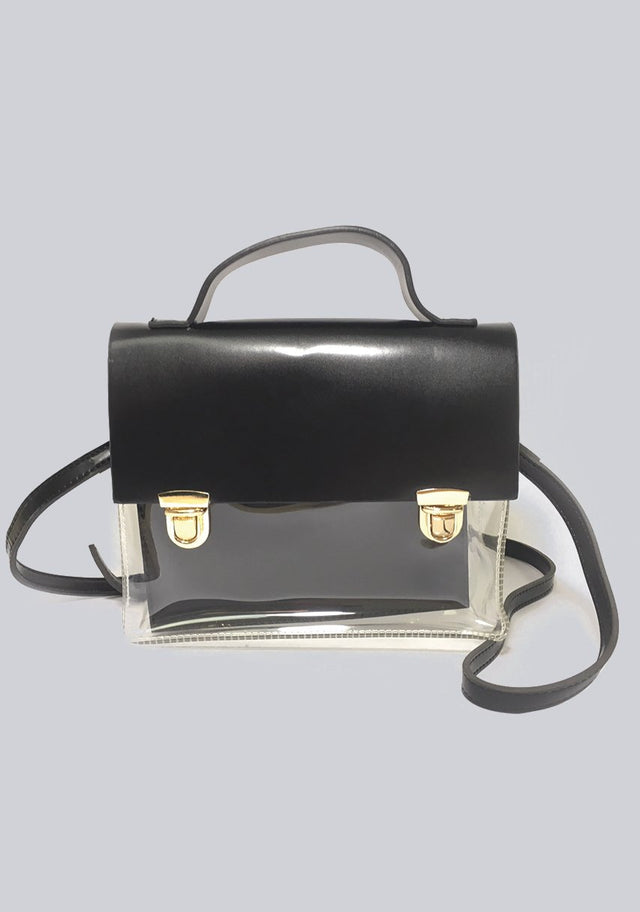 Black Transparent Mini Satchel