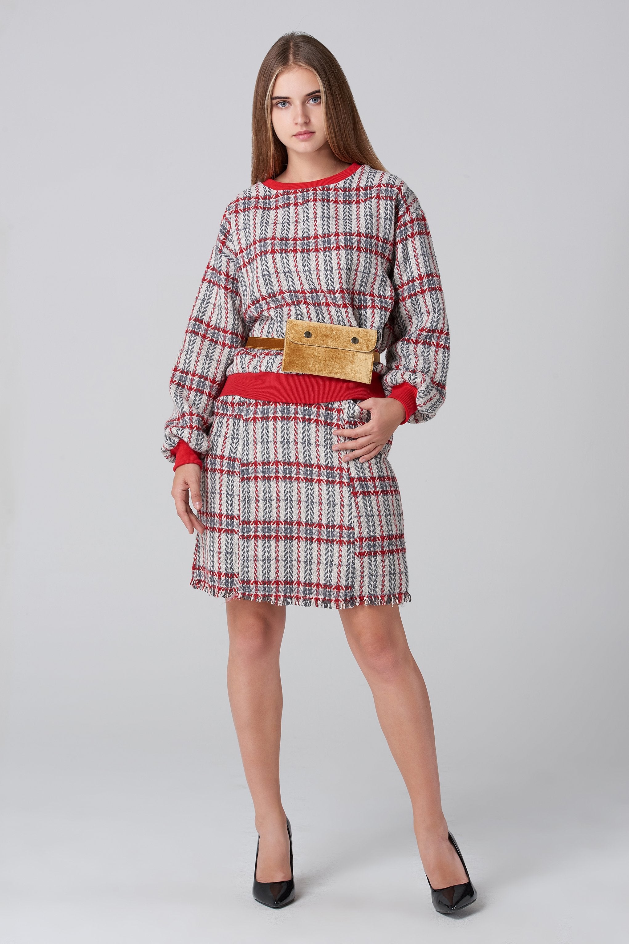 Gold Velvet Beltbag