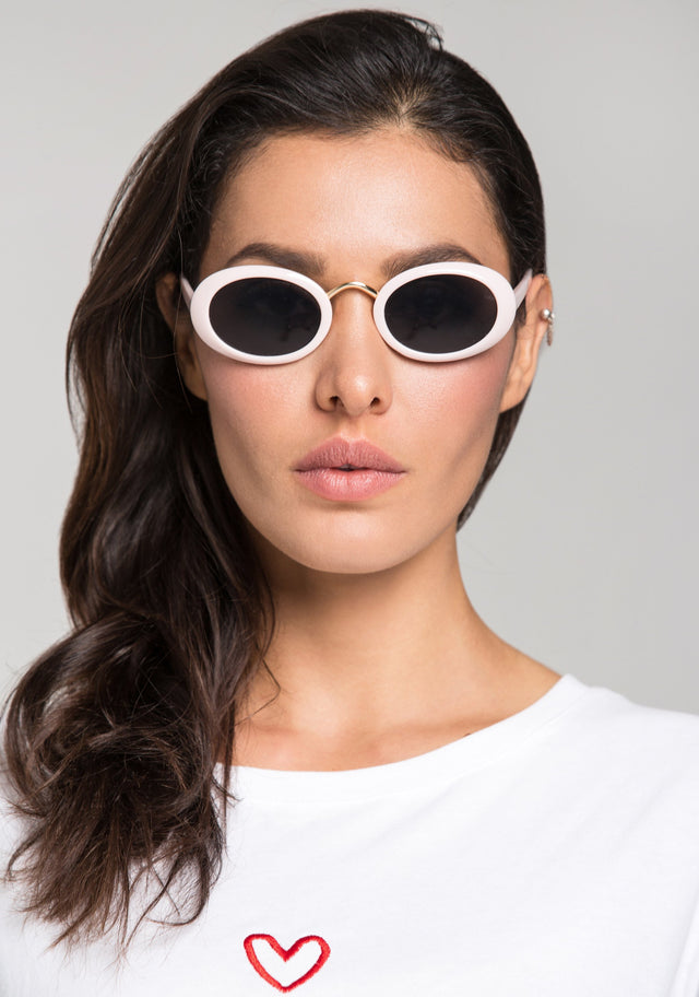 Pink and Gold Bridge Vintage Sunglasses