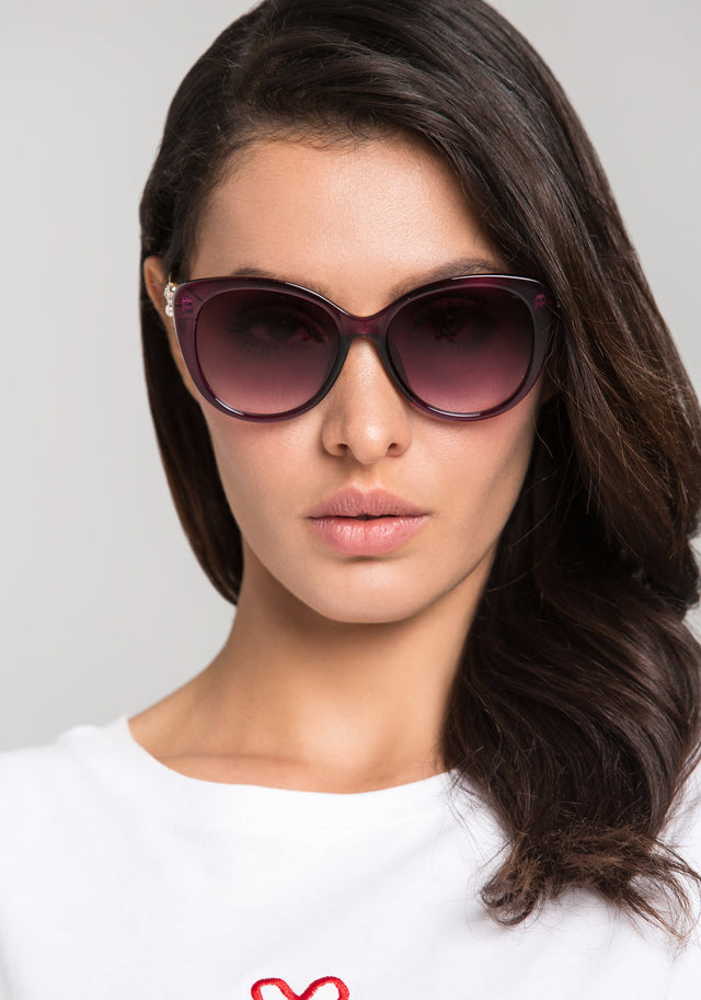 Purple Jewel Temple Sunglasses