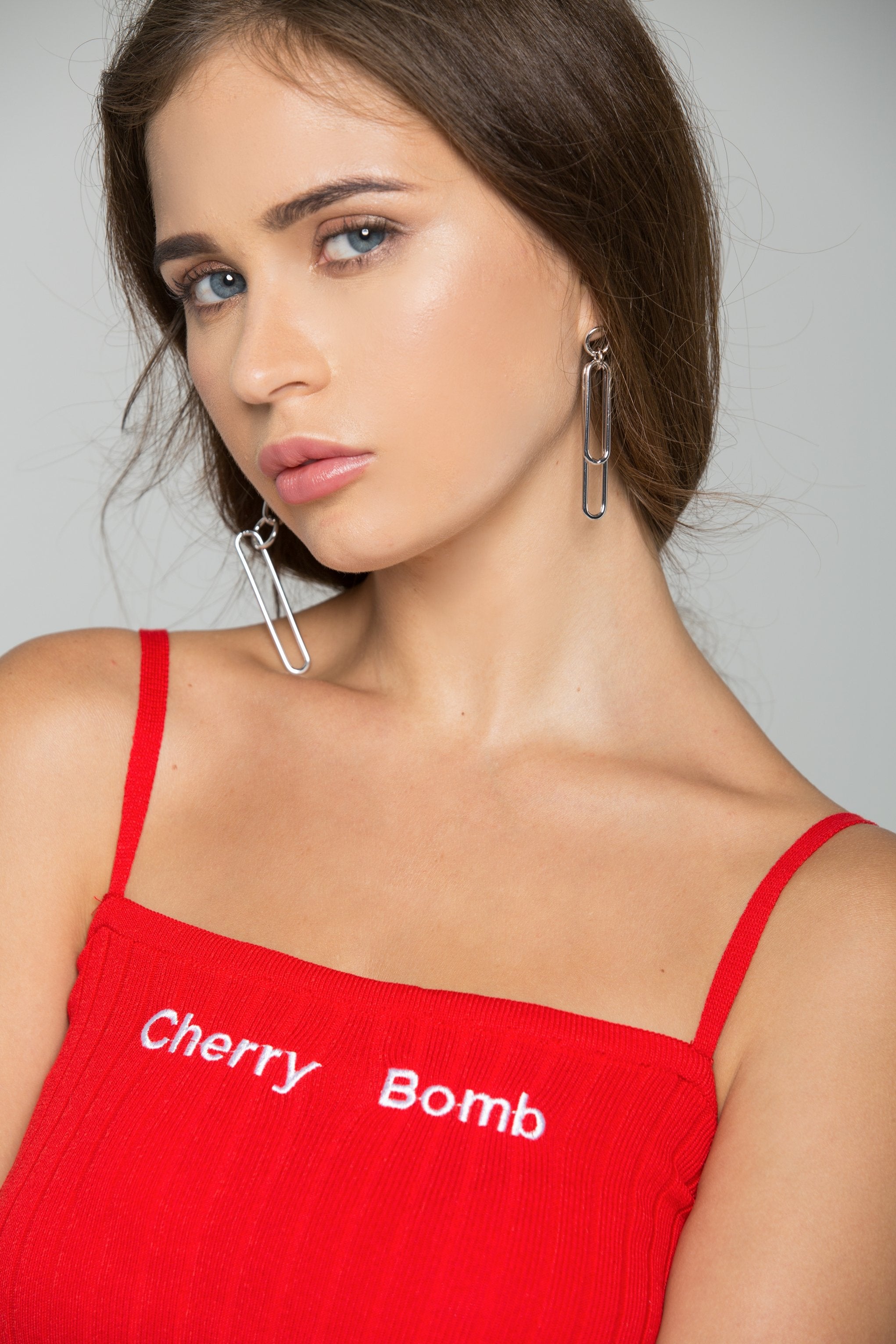 Red Cherry Bomb Camisole Tank Top
