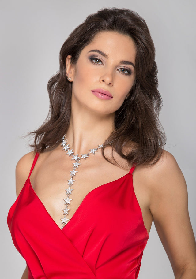 Star Chain Drop Necklace