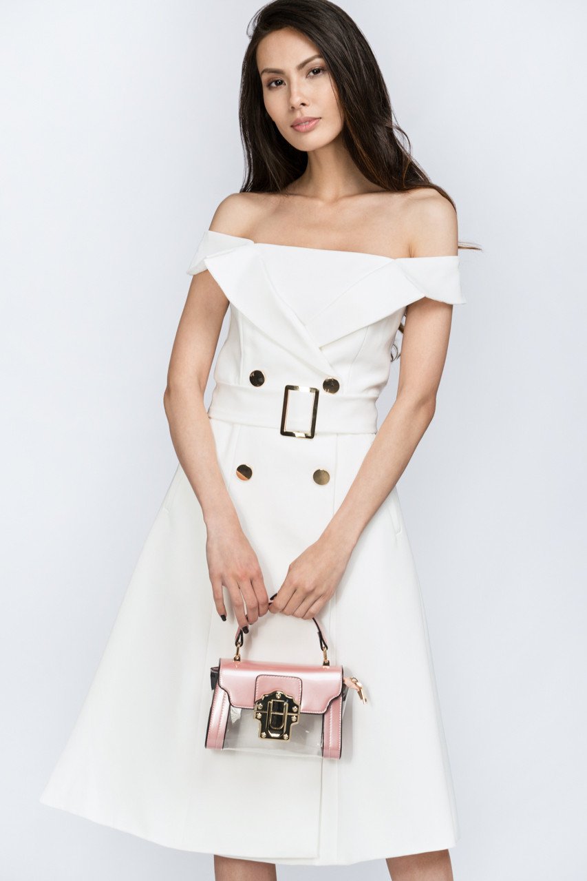 Pink Transparent Mini Pochette