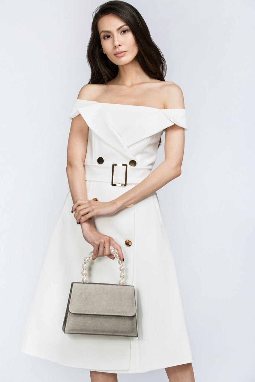 Silver Colette Handbag