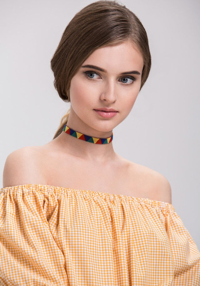 Rasta Choker Necklace